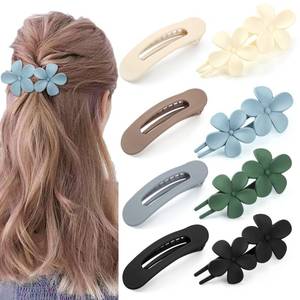 lot 4321 image: ProSuites 8 PCS Flat Hair Clips, 2 Styles French Claw Clips for Women Girls Thin Hair