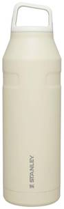 lot 4352 image: Stanley IceFlow Cap and Carry Water Bottle 50 oz  Wide Mouth Twist Lid  Lightweight and Leakproof for Travel and Sports  Insulated Stainless Steel  BPA-Free  Cream Glimmer
