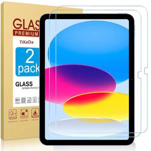 lot 4436 image: TiKeDa Screen Protector for iPad A16 2025 11th10th Generation 2022 (11-inch10.9), HD Clear Tempered Glass Film Guard -2 Pack Face ID & Apple Pencil Compatible Ultra Sensitive Case Friendly
