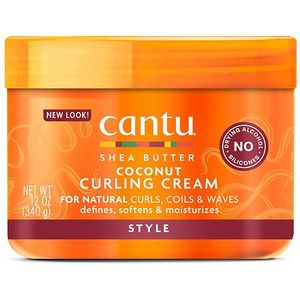 lot 4456 image: Cantu Shea Butter Coconut Curling Nourishing Moisturizing Hair Styling Cream  12 oz