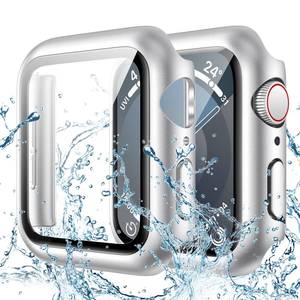 lot 4494 image: Goton Waterproof Case Compatible for Apple Watch Screen Protector Series 654, SE 321 44mm, Hard Bumper with Tempered Glass for iWatch Cover 44 mm