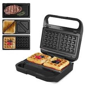 lot 4360 image: Sunvivi 3 in 1 Sandwich Maker