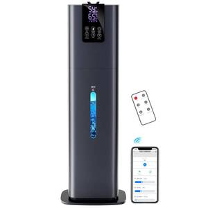 Smart Humidifiers Large Room Bedroom Home, 2.11Gal(8L) Quiet Top Fill Cool Mist Humidifier, Smart App &amp; Remote Control, 3 Speed Humidifier with 360° Nozzle, Humidity Setting for Baby Office(Blue)