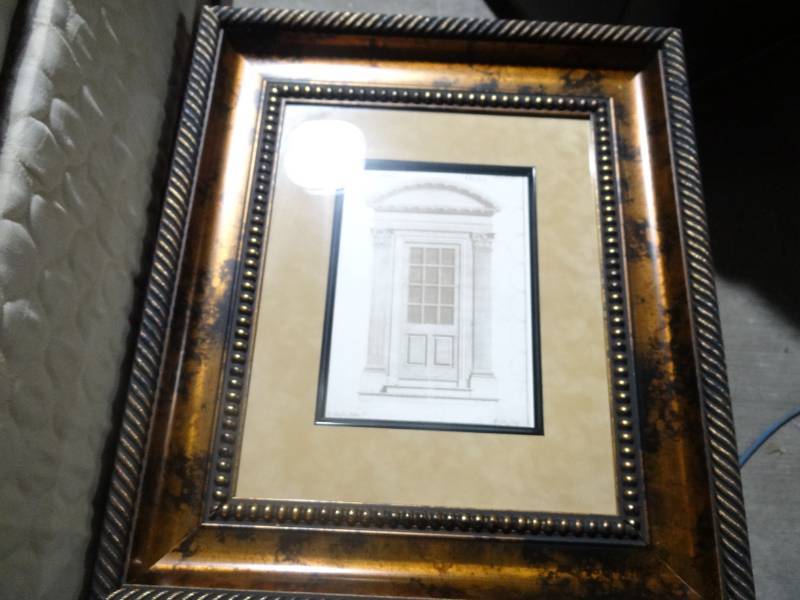 lot 6031 image: 5 Assorted Pictures with Frames