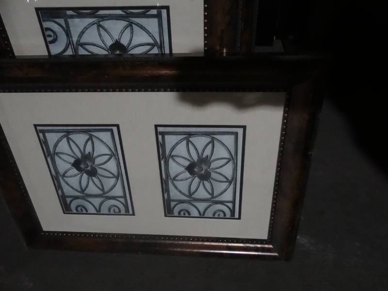 lot 6048 image: Framed Art Decor