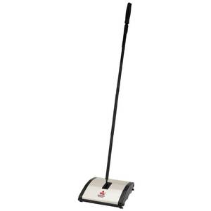 lot 5207 image: Bissell Natural Sweep Carpet and Floor Sweeper with Dual Brush Rotating System and 2 Corner Edge Brushes, 92N0A, 4.2 lb.