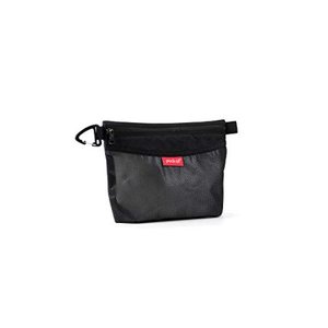 lot 5216 image: pack all Water-Resistant Material Zipper Pouch  Mesh Zipper Bags for Storage  Travel  Office (Black  Small)