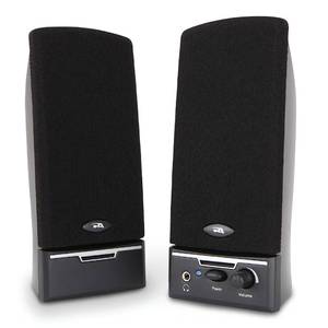 lot 5270 image: Cyber Acoustics CA-2014 Computer Speakers, Full Stereo Sound, Convenient Controls, Easy Setup