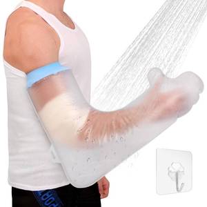 lot 5278 image: Cast Covers for Shower Arm, Waterproof Cast Cover, Extra - Large for Adult, Reusable Sleeve, Wound Care Supplies for PICC, Bandage, Keeps Arm Dry During Shower and Swimming, After Surgery Gifts