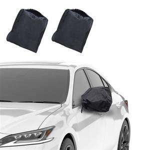 lot 5336 image: EcoNour Side Mirror Covers (2-Pack)  210D Oxford Fabric  Side Mirror Winter Protection Cover for Snow and Ice  Universal Fit for Cars, SUVs, Trucks