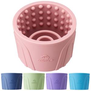 lot 5368 image: Dog Slow Feeder Lick Bowl, Anxiety Relief Dog Licking Mat Treat Dispenser, Non-Slip Anti-Choking Slow Eating Lick Bowl for Small Medium and Large Breed Dogs, BPA Free Silicone (M-L)