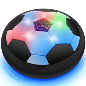 lot 5390 image: Toyk Boy Toys - LED Hover Soccer Ball - Air Power Training Ball Playing Football Indoor Outdoor Game - Birthday Gifts for Kids, Age 3 4 5 6 7 8-12 Year Old Boys - Soccer