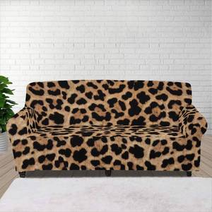 lot 5418 image: GLENLCWE Leopard Print Sofa Slipcover High Stretch,Machine Washable Cheetah Print Sofa Couch Protector Fit for 1 Cushion Couch for Living Room, Home Accessories