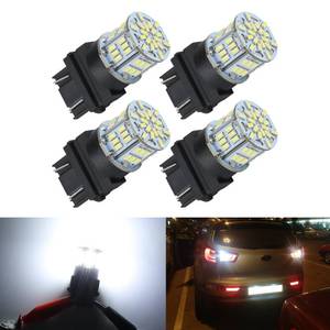 lot 5426 image: iFunyLED 4PCS 3157 LED Bulb Back Up Reverse Light 12V-24V Super Bright 3156 3056 3057 3047 4157 LED Replacement Light Kit Set for Car Back Up Reverse Tail Brake Turn Signal Lights - Xenon White