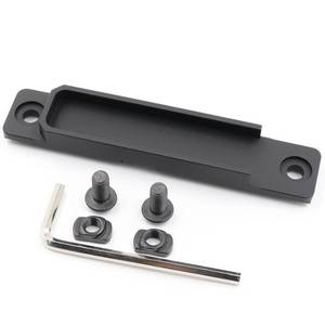 lot 5479 image: Mlok Pressure Switch Mount Plate Aluminum for ST07 Scout M300 M600 and DBAL-A2 Tape Switch Mounting (Black)