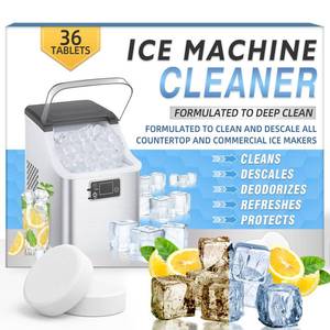 lot 5489 image: Ice Machine Cleaner Tablets Descaler (36 Pack) Portable Ice Maker Cleaner, Nickel Safe Scale Remover Compatible with Countertop and Nugget Ice Maker, Remove limescale, Odor-Free, Crystal Clear Ice