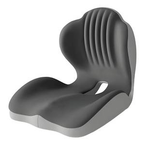 lot 5500 image: Seashell Memory Foam Seat Cushion -for Office Chair, Truck seat, Car Seat,Desk Chair, Airplane L-Shaped Back Support & Sciatica Relief & Tailbone Coccyx Pain Relief for Long Sitting and Driving(B&G)