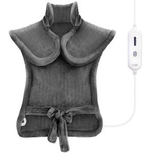 lot 5534 image: Tefici Heating Pad for Back Pain,Birthday Valentines Day Gifts for Her Him,FSA Eligible HSA Approved,24 x33Fast Heating,Electric Heat Pad, 2H Auto-Off,Neck and Shoulder Heat Pad,ETL Certified,Gray