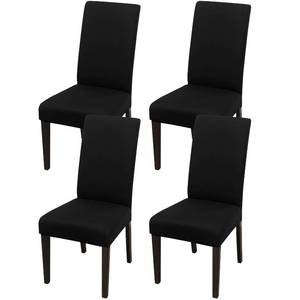 lot 5584 image: JQinHome 3 Pcs Dining Chair Slipcover, High Stretch Removable Washable Chair Seat Protector Cover for Home Party Hotel Wedding Ceremony