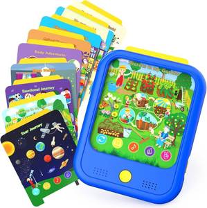 lot 5600 image: Kids Learning Tablet Educational Learning Pad for Toddlers 2-5 to Learn Alphabets, Numbers, Foods, Time, Music, Talking Cards for Toddlers Learning Educational Toy Kids Gifts