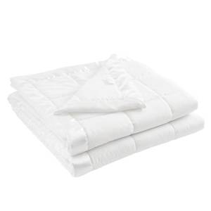 lot 5606 image: Madison Park Windom Down Alternative Blanket, Premium 3M Scotchgard Moisture Wicking Treatment, Lightweight and Soft Bed Cover For All Season, Satin Trim, White Twin