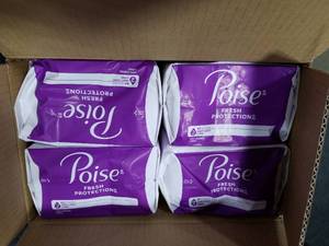 lot 5630 image: Poise Fresh Protection Daily Liners 4 Pack of 44 each