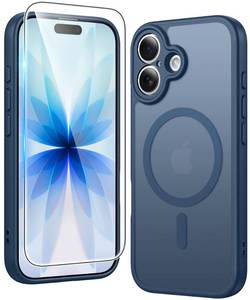 lot 5665 image: FNTCASE for iPhone 17 Case Matte Magnetic Phone Cases with Screen Protector Drop Proof Compatible with Magsafe Slim Anti Yellowing Rugged Shockproof Protective Translucent Cell Cover (Clear)