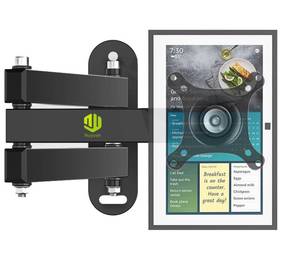lot 5686 image: Nuyoah Wall Mount for Echo Show 15, Echo Show 21 Wall Mounting Bracket with Extension Arm, Swivel Tilt Rotate and Easy to Adjust, Max VESA 100x100mm up to 33lbs