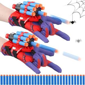 lot 5692 image: JONEG Web Shooters Toy for Kids 2 Pack, Toy for 3 4 5 6 7 8 Year Old Boy, Web Slinger with Spider Glove Launcher, Toys for Boys 4-6 6-8, Birthday Gifts