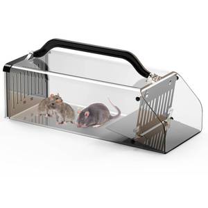 lot 5711 image: 2026 New Humane Mouse Traps Indoor for Home, Large No-Kill Live Rat Traps for Outdoor Use, Catch and Release Rodent Trap for Mice, Rats, Chipmunks
