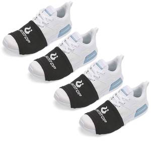 lot 5762 image: LAMANTOP Socks for Dancing on Smooth Floors,Dance Shoe Covers Over Shoes Socks for Dancer Women Men, Turns to Dance on Wood Floor 8 Socks