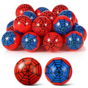 lot 5828 image: Civaner 24 Pcs Spider Birthday Party Favor, 1.5inch Stress Ball Sensory Fidget Toys for Birthday Decorations Supplies Halloween Goodie Bags Christmas Stocking Stuffers Valentines Gifts