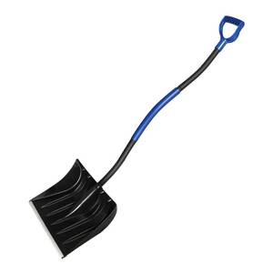 lot 5832 image: ORIENTOOLS Snow Shovel with D-Grip Handle and Durable Aluminum Edge Blade, an Ideal Accessory for Your Car, Truck, Recreational Vehicle, etc.(Blade 16.9)