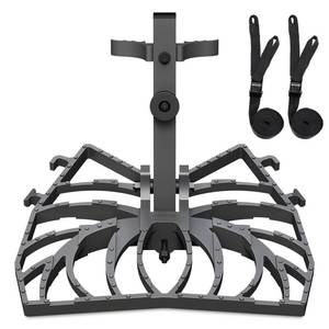 lot 5842 image: Kalkal Saddle Platform, Die-Cast Aluminum Adjustable Saddle Hunting Platform, Lightweight Tree Saddle Platform Hunting System