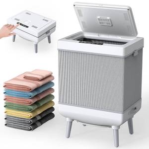 FEACORT Towel Warmer, 35L Large Foldable Towel Warmers for Bathroom, Dual-Mode Blanket Warmer with Safety Lock, Timer, and Auto Shut-Off, Fits Up to 3 Oversized 40X70 Towels, for Home & Loved Ones