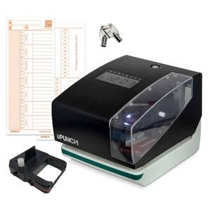 uPunch CR1000 Digital Time Clock and Date Stamp for Small Business: Complete Employee Time Tracking System