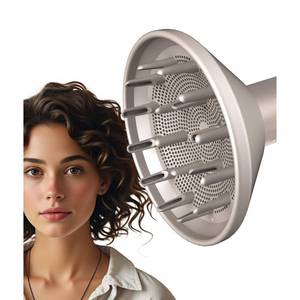 lot 5913 image: Diffuser Attachment for Shark FlexStyle Air Styling & Drying System, Enhance Natural Curls Accessories for Flex Style Dry Styler, Styling Tool for Wavy, Curly, Coily Hair, Grey