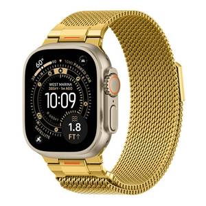 lot 5978 image: BXUXOHS Milanese Loop- Compatible with Apple Watch Ultra 3 2 1 Band for Men 49mm 46mm 45mm 44mm 42mm 41mm 40mm 38mm,Magnetic Mesh Metal Strap Wristband for iWatch SE 32 Series 1110987654 Ultra. SILVER.