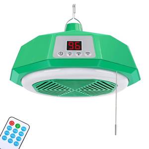 lot 5981 image: Chicken Coop Heater with Thermostat & Light, 400 Watts Adjustable Fire Proof Chicken Coop Heater For Winter, Heat Lamp Warmer Fan include Remote Control, For Poultry Dog Cat Rabbit