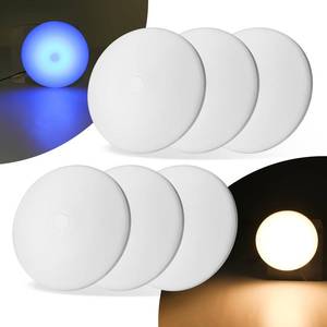 lot 6015 image: ULITECO RV Ceiling Light 12V, 4.5Inch RV Light Interior, Dimmable Puck Dome Lights for Motorhome Boat Trailer (Warm White 6Pack)