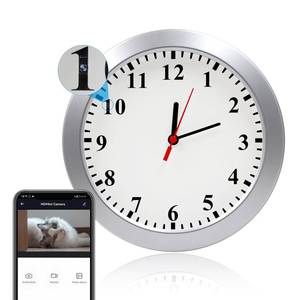 lot 6017 image: KDNRHE WiFi Security Camera, Hidden Spy Camera Wall Clock, 1080P Indoor Nanny Cam with Motion Detection, Remote Viewing for Home Security