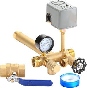 lot 6022 image: 1x 11Well Pressure Tank Tee Kit with 3050psi Pressure Switch,Brass Pressure Tank Installation Kit for Water Well,Fit Most pressure tanks with diameters up to 16