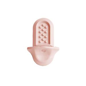 lot 6026 image: Diggs Groov Crate Training Aid for Puppies and Nervous Dogs Calming Lick Mat for Crate Training &amp Separation Puppy Enrichment Toy with Freezer Shell BPA-Free (Blush)