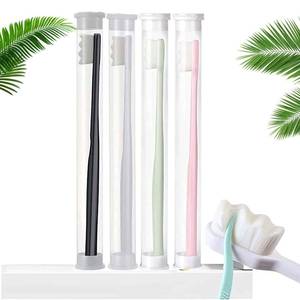 lot 6058 image: Bopanol 4Pack BREVI Nordic-Inspired Premium Nano Toothbrush, Wave Bristle, Ultra-fine Soft Toothbrush with 20000 Soft Bristles, for Sensitive Gums and Teeth