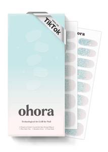 lot 6059 image: ohora Semi Cured Gel Nail Strips (N Bubble Bomb) - Works with Any Lamps, Salon-Quality, Long Lasting, Easy to Apply & Remove