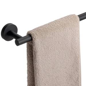 lot 6079 image: Bathroom Towel Bar, 16 Inch Towel Racks for Bathroom Wall Mounted, Heavy Duty Bathroom Towel Holder Organizer, Stainless Steel Home Towel Rod, Matte Black