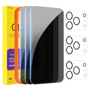 lot 6088 image: PEHAEL 1 Pack for iPhone 17 Pro Max Privacy Screen Protector with Camera Lens Protector Full Coverage Anti-Spy Tempered Glass Film 9H Hardness Easy Installation Bubble Free 6.9 inch ONLY 1 SCREEN PROTECTOR