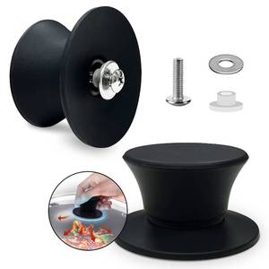 lot 6097 image: Universal Pot Lid Replacement Knobs, Ydeapi Silicone Pan Lid Holding Handles, Heat Resistant, Non-Slip Handle for Kitchen Cookware Lids and Covers (2 Packs)