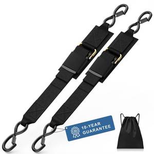 lot 6111 image: 1208LB Heavy Duty Boat Tie Down Straps to Trailer, Anti-Corrosion 2 x 48 Adjustable Boat Trailer Straps for Trailering Safety with Jet Ski, Boat, Kayak, Pontoon, etc.
