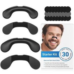 lot 6143 image: Nasal Strips for Snoring,Extra Strength Snoring Solution Nose Strips,Improve Breathing and Sleep Quality (30 Count, Black)